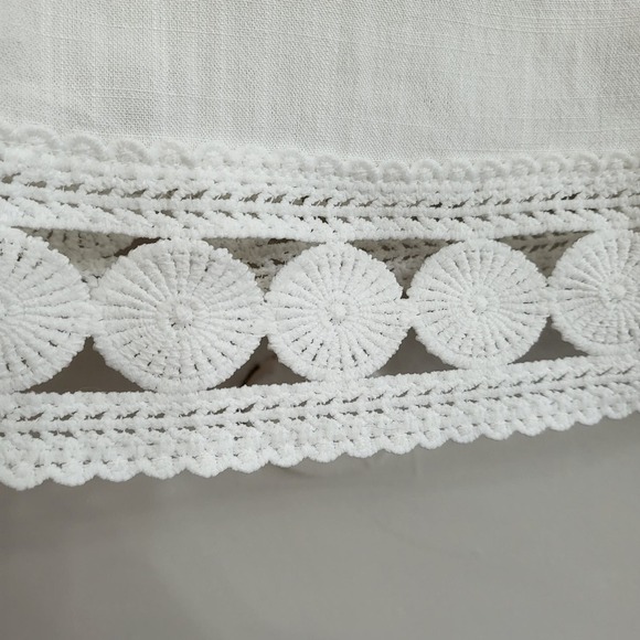 Greylin Arnett Anthropologie Boho Off the Shoulder Crochet Blouse Top Size Large - Picture 7 of 7